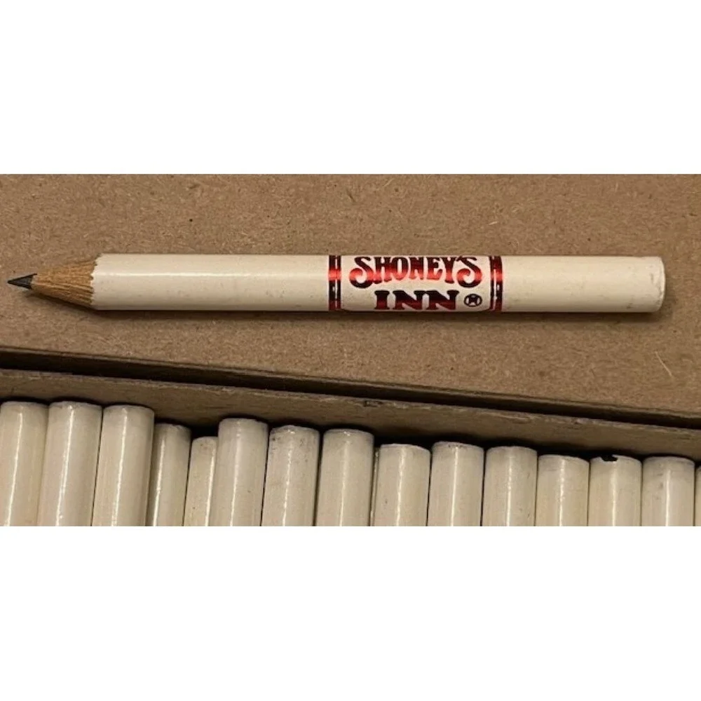 Shoney's Inn Golf Pencils - Pre-Sharpened Yellow - Box